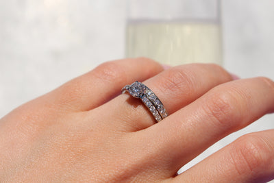 Is an engagement ring supposed to be silver?