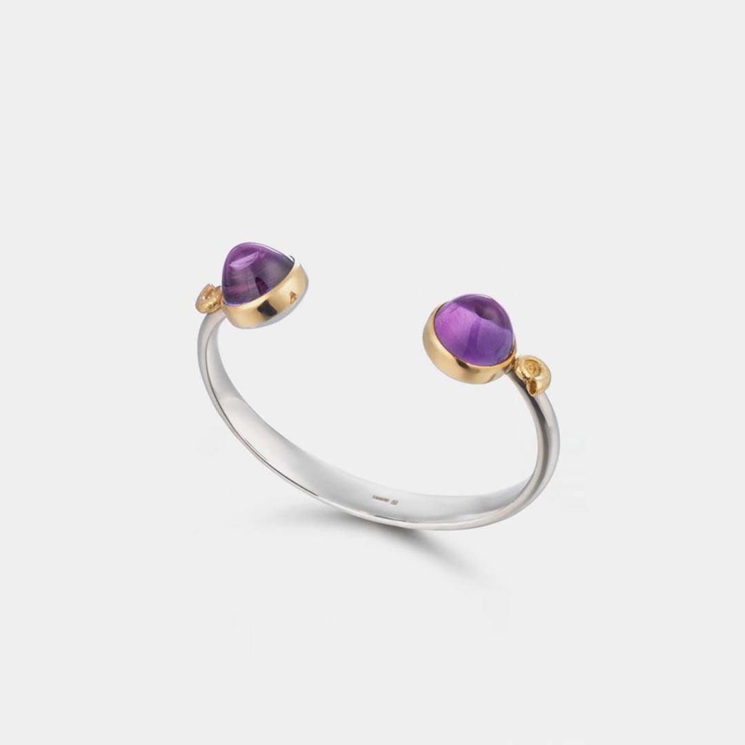 Ammonite Amethyst Bangle – Barbara Tipple Jewellers